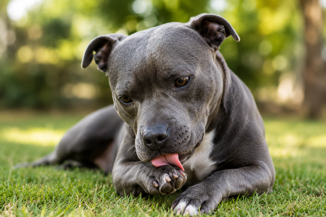 The Complete Guide to Staffordshire Bull Terrier Paw Licking